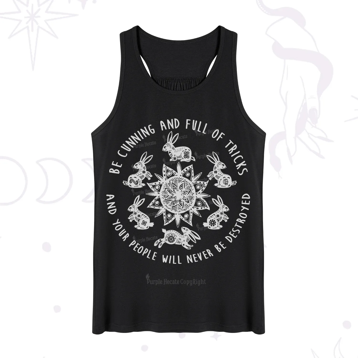 Purplehecate Cunning Rabbit Protection Spell Tank