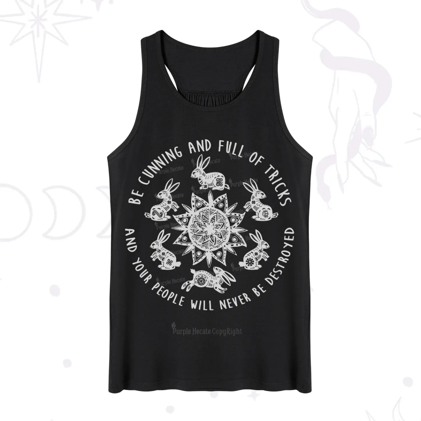 Purplehecate Cunning Rabbit Protection Spell Tank