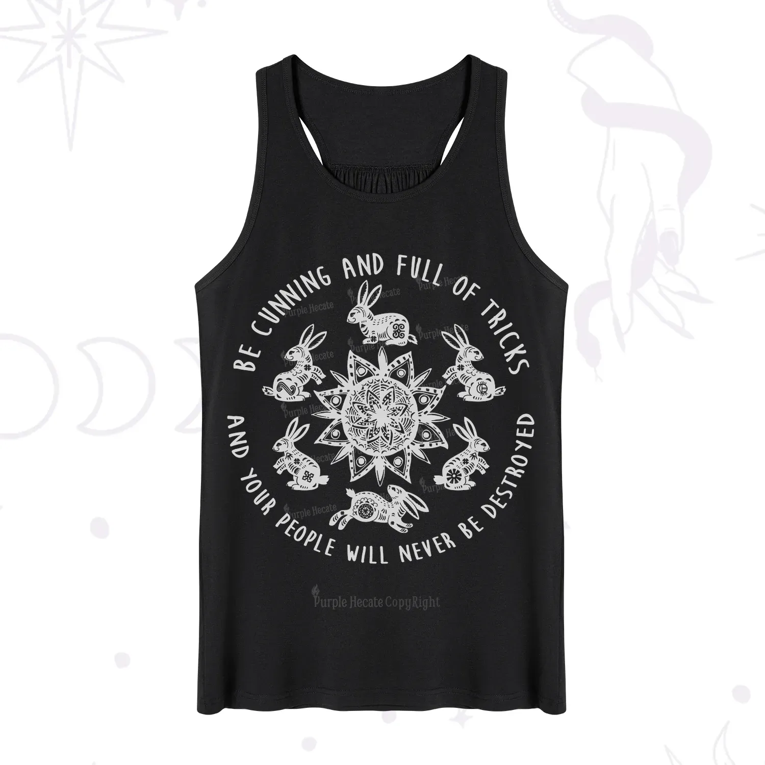 Purplehecate Cunning Rabbit Protection Spell Tank