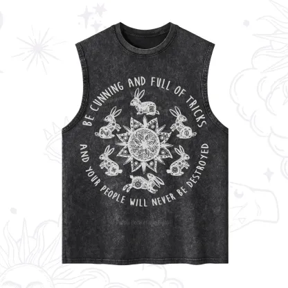 Purplehecate Cunning Rabbit Protection Spell Washed Tank