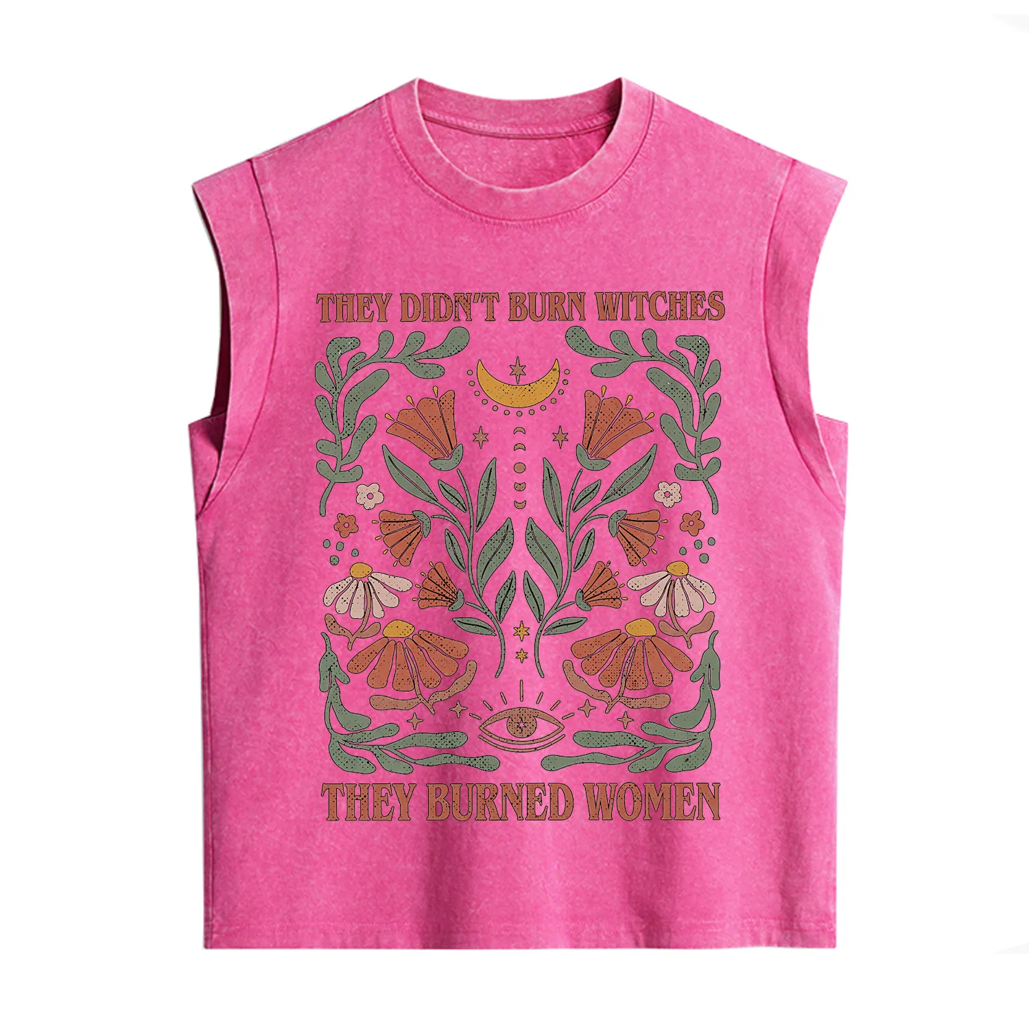 Purplehecate They Didn't Burn Witches They Burned Women Vintage Washed Tank