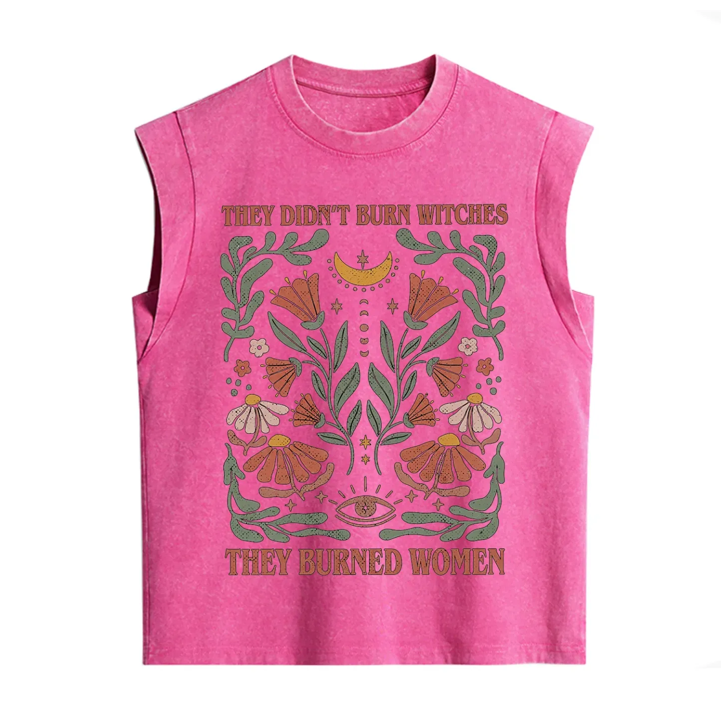 Purplehecate They Didn't Burn Witches They Burned Women Vintage Washed Tank