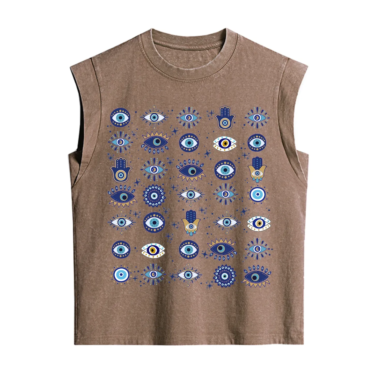 Purplehecate Evil Eye Protection Vintage Washed Tank