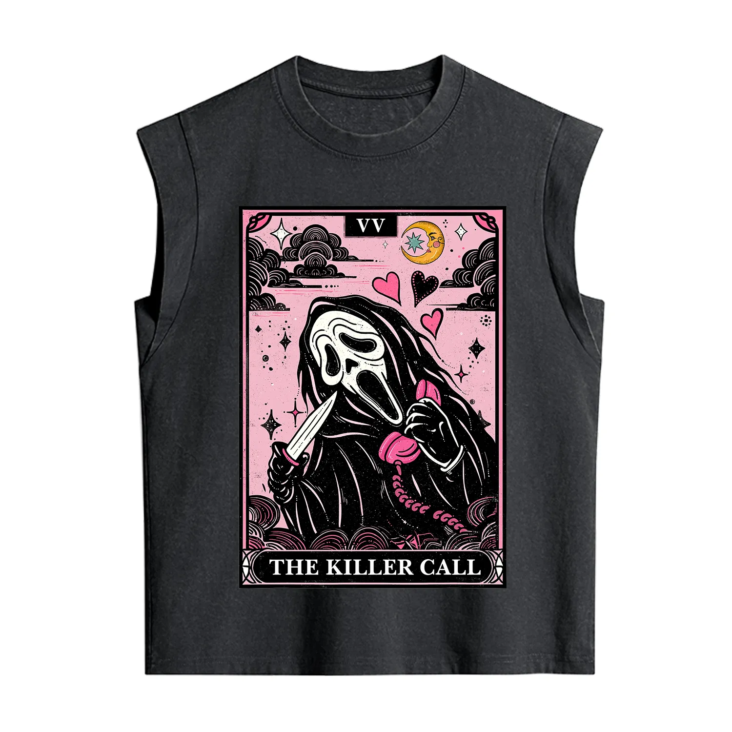 Purplehecate The Killer Call Tarot Vintage Washed Tank