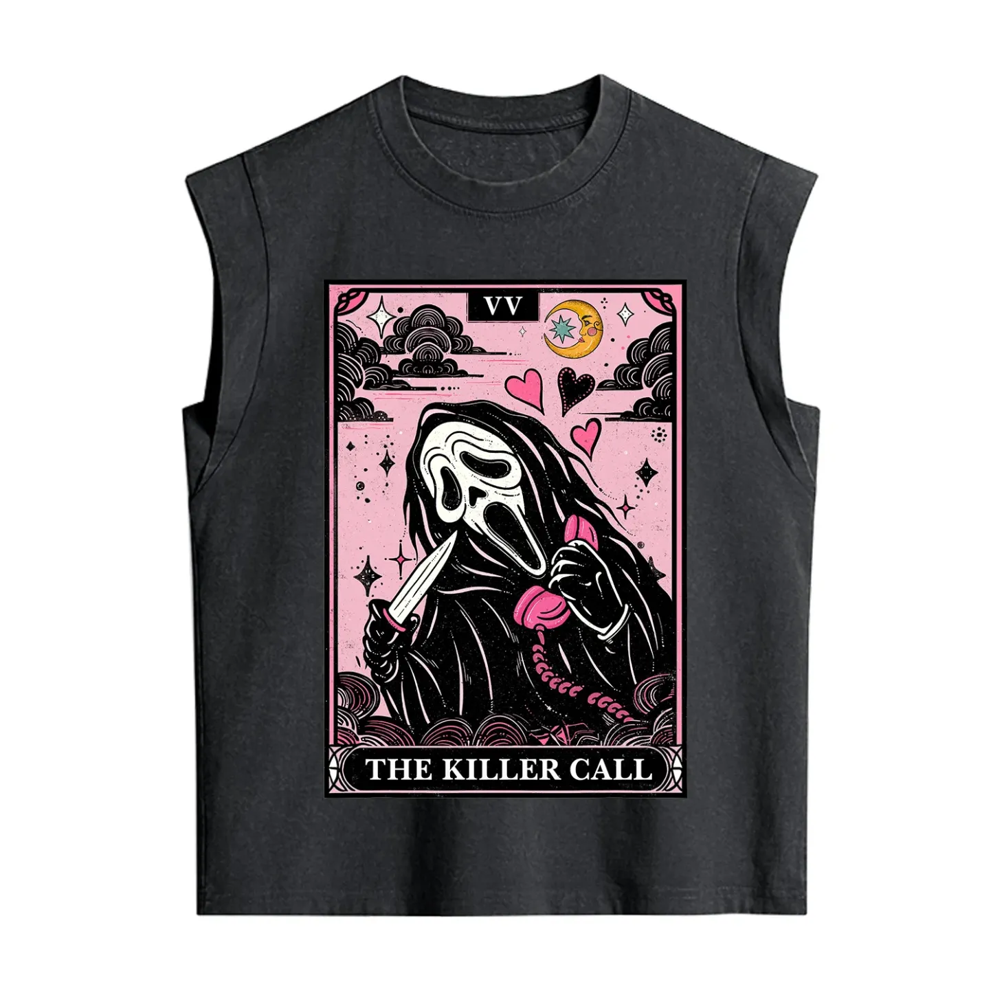 Purplehecate The Killer Call Tarot Vintage Washed Tank