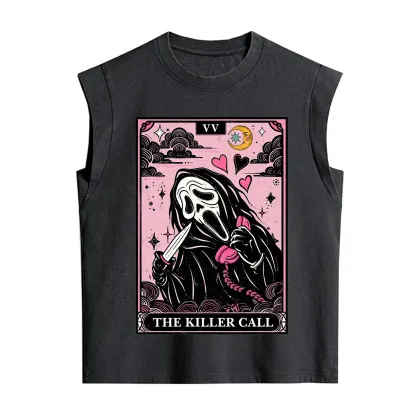 Purplehecate The Killer Call Tarot Vintage Washed Tank