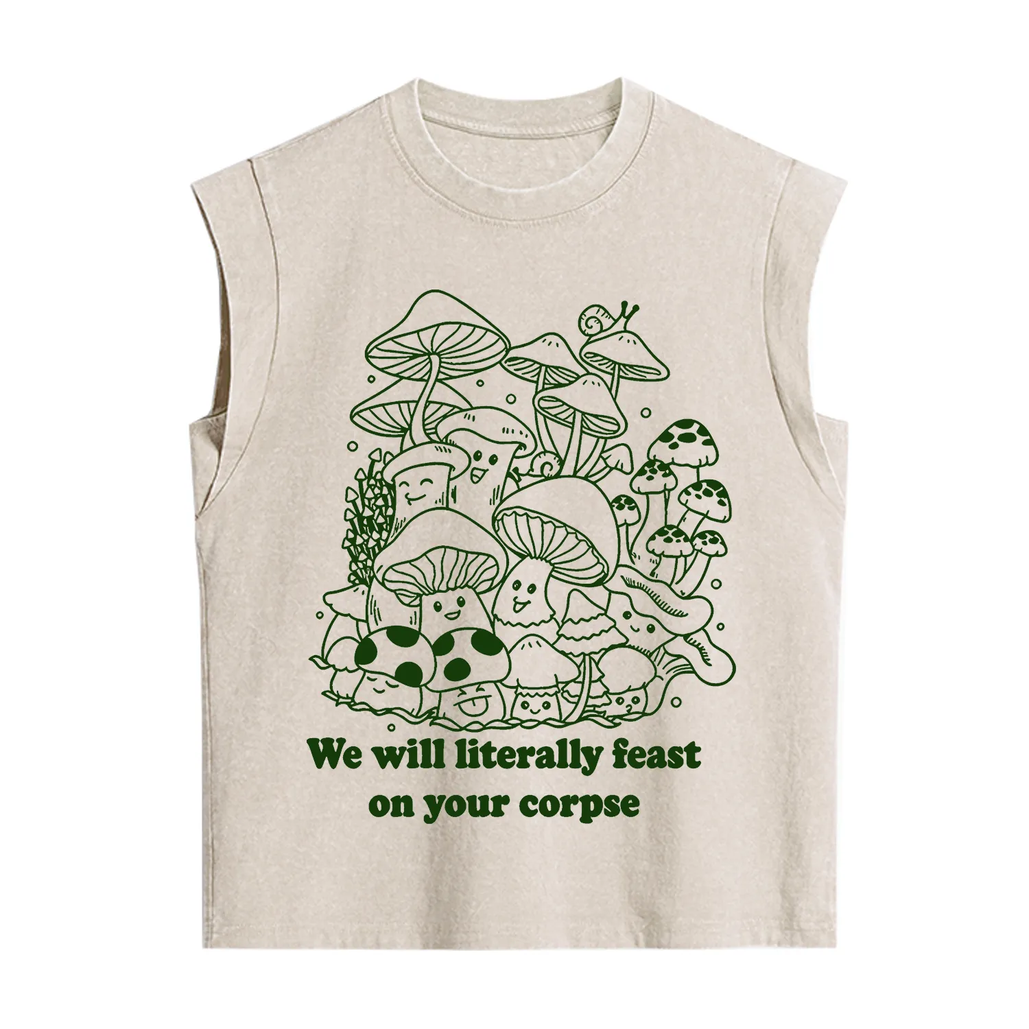 Purplehecate We Will Literally Feast on Your Corpse Vintage Washed Tank