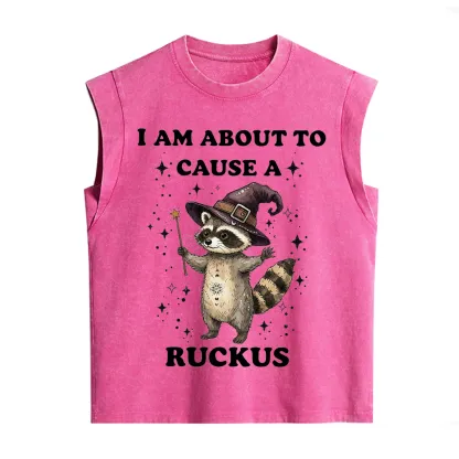 Purplehecate I Am About To Cause A Ruckus Vintage Washed Tank