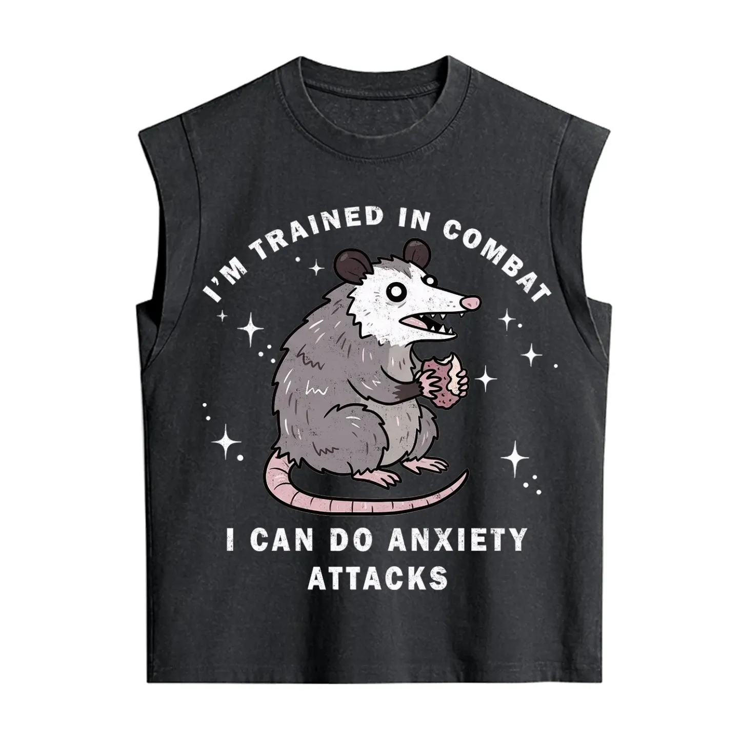 [Copy]Purplehecate The World Can Be Cruel So I Won't Be Vintage Washed Tank
