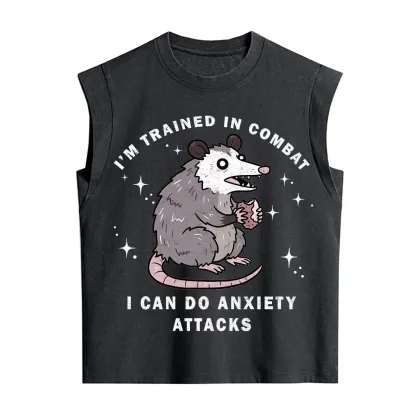 [Copy]Purplehecate The World Can Be Cruel So I Won't Be Vintage Washed Tank