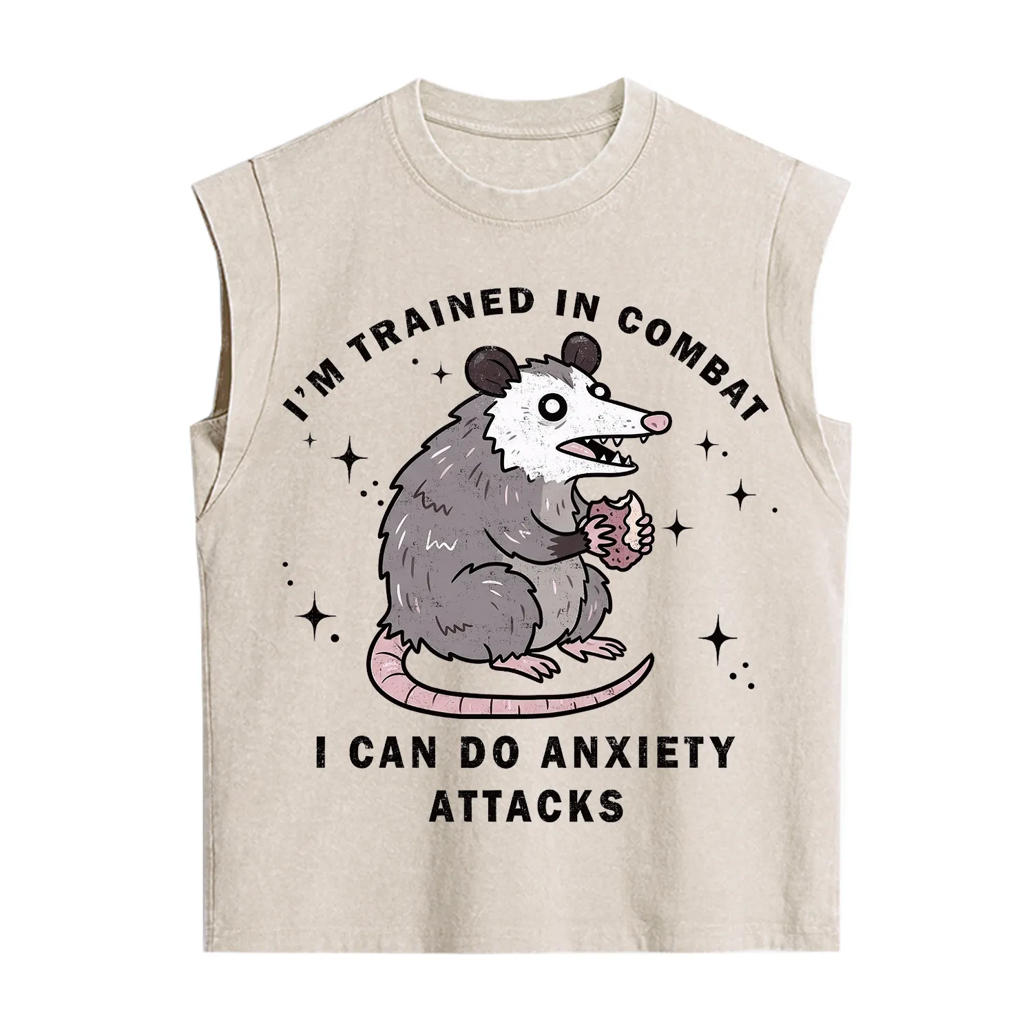 [Copy]Purplehecate The World Can Be Cruel So I Won't Be Vintage Washed Tank
