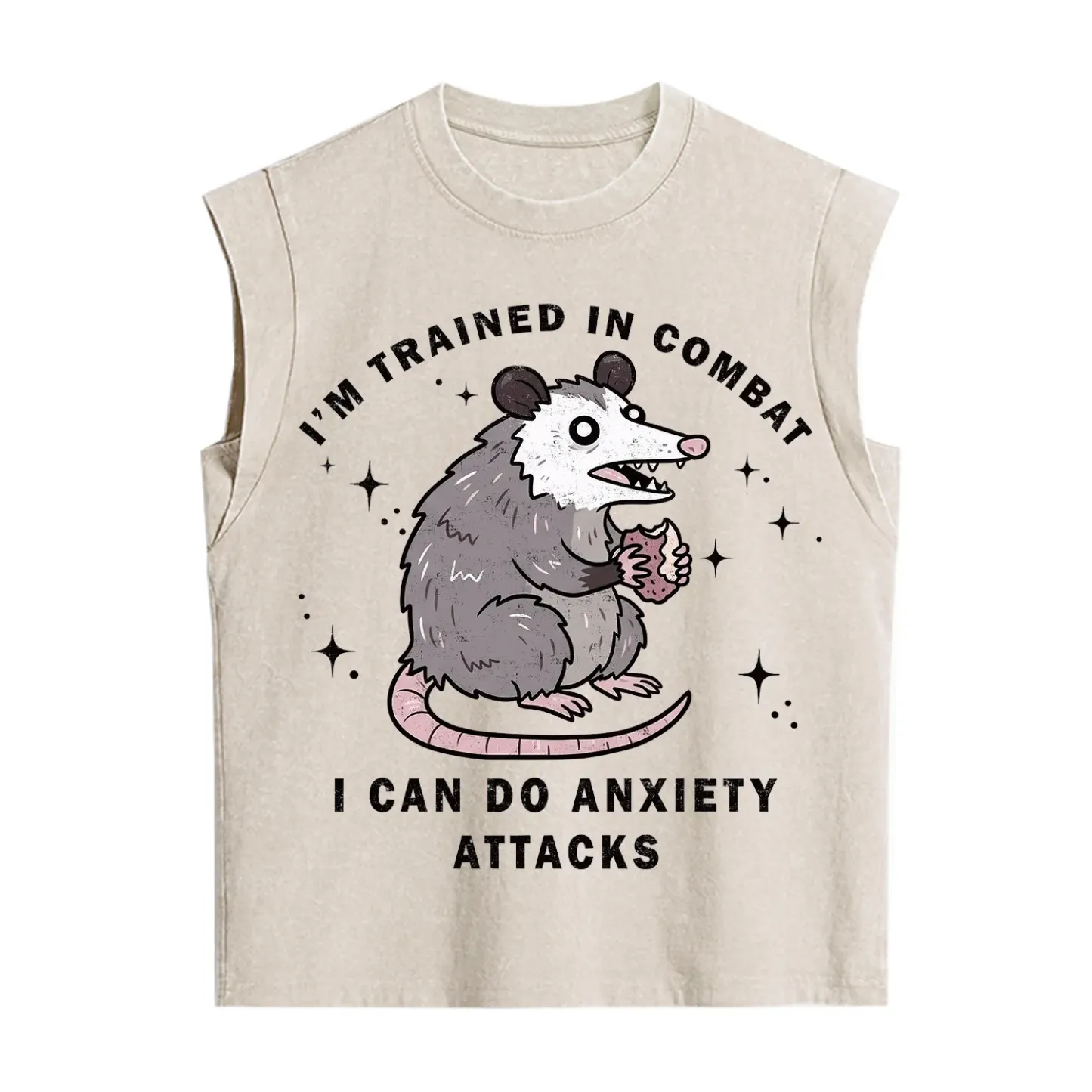 [Copy]Purplehecate The World Can Be Cruel So I Won't Be Vintage Washed Tank
