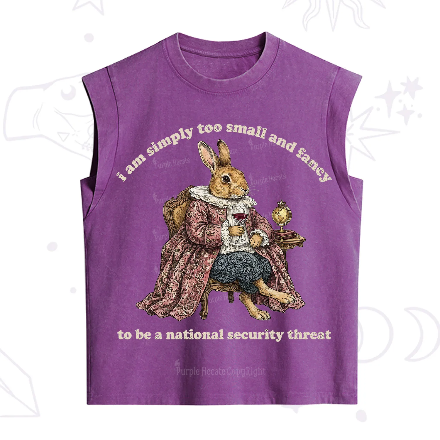 Purplehecate Too Small and Fancy Vintage Washed Tank