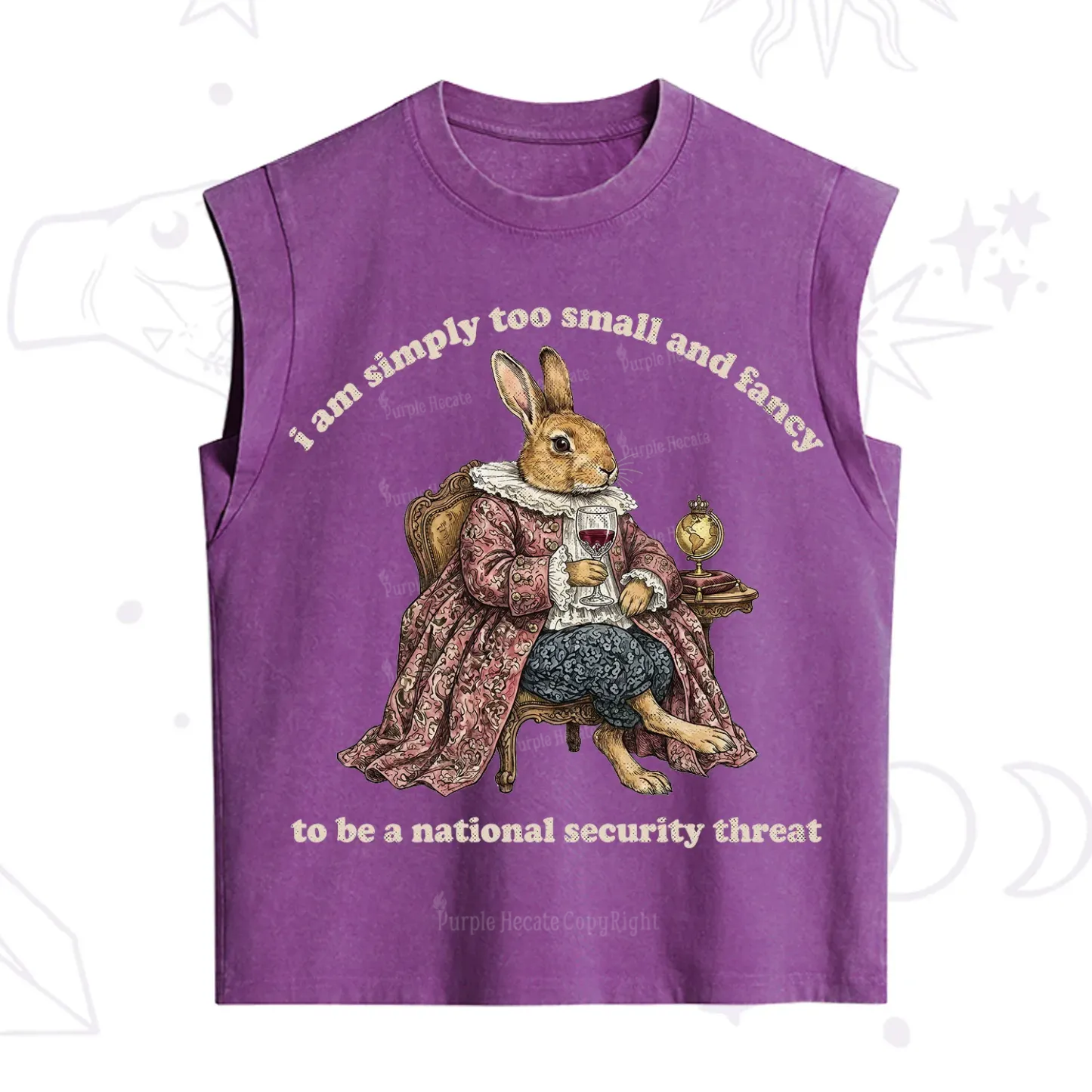 Purplehecate Too Small and Fancy Vintage Washed Tank