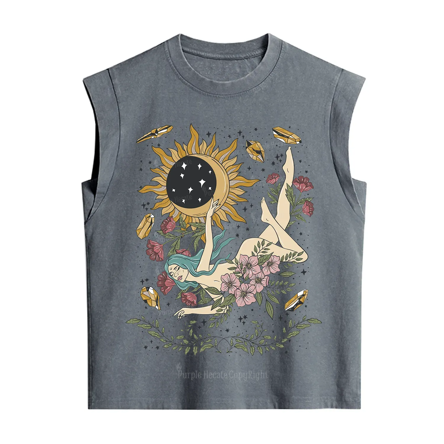 Purplehecate My Girl Your Day Will Come Vintage Washed Tank