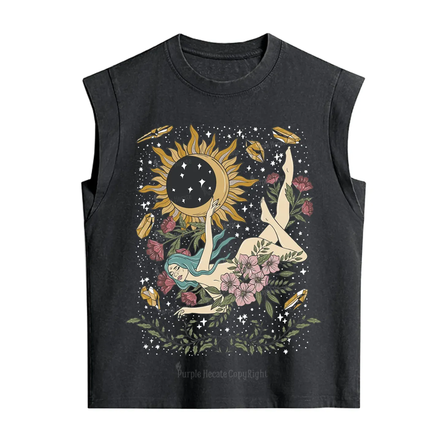 Purplehecate My Girl Your Day Will Come Vintage Washed Tank