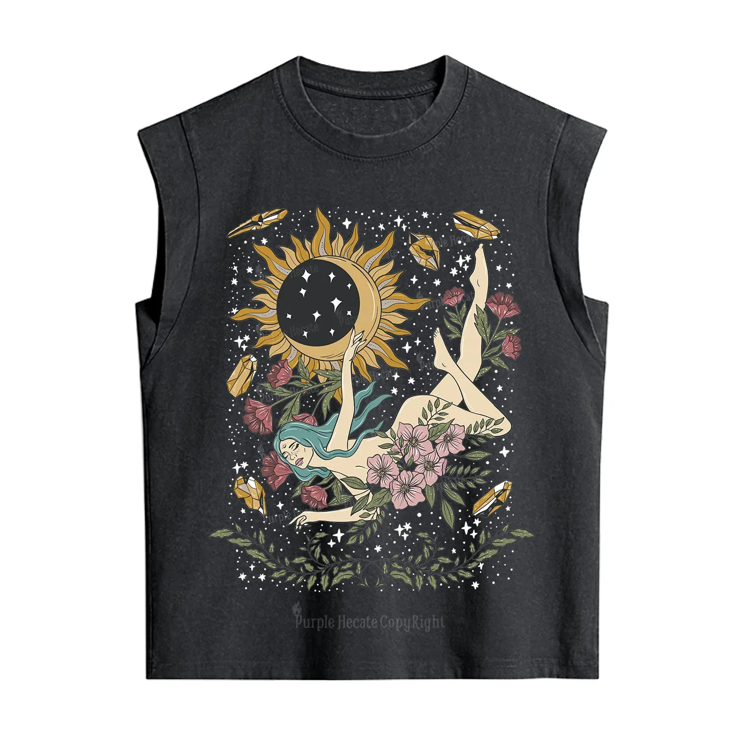 Purplehecate My Girl Your Day Will Come Vintage Washed Tank