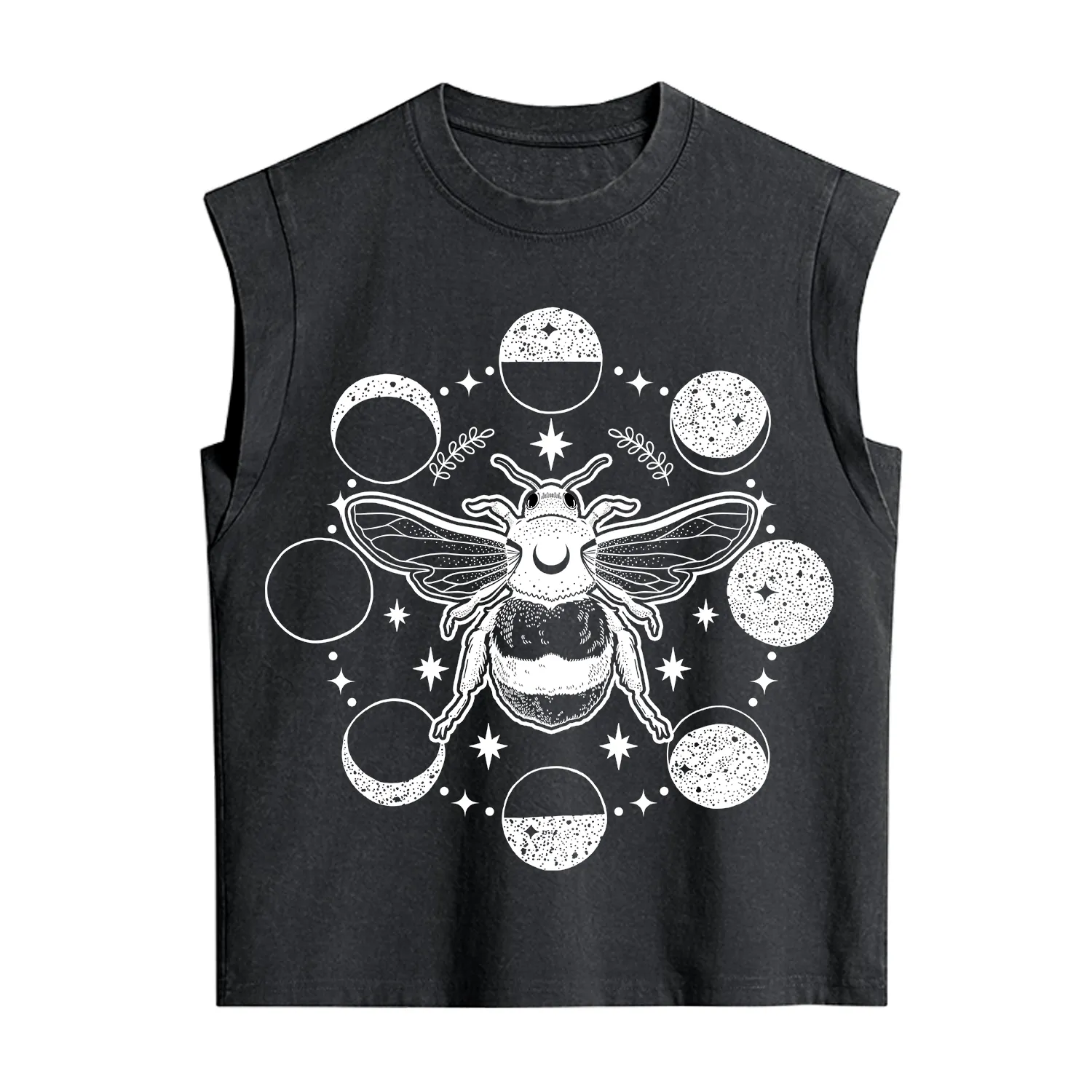 Purplehecate Moon Bee Vintage Washed Tank