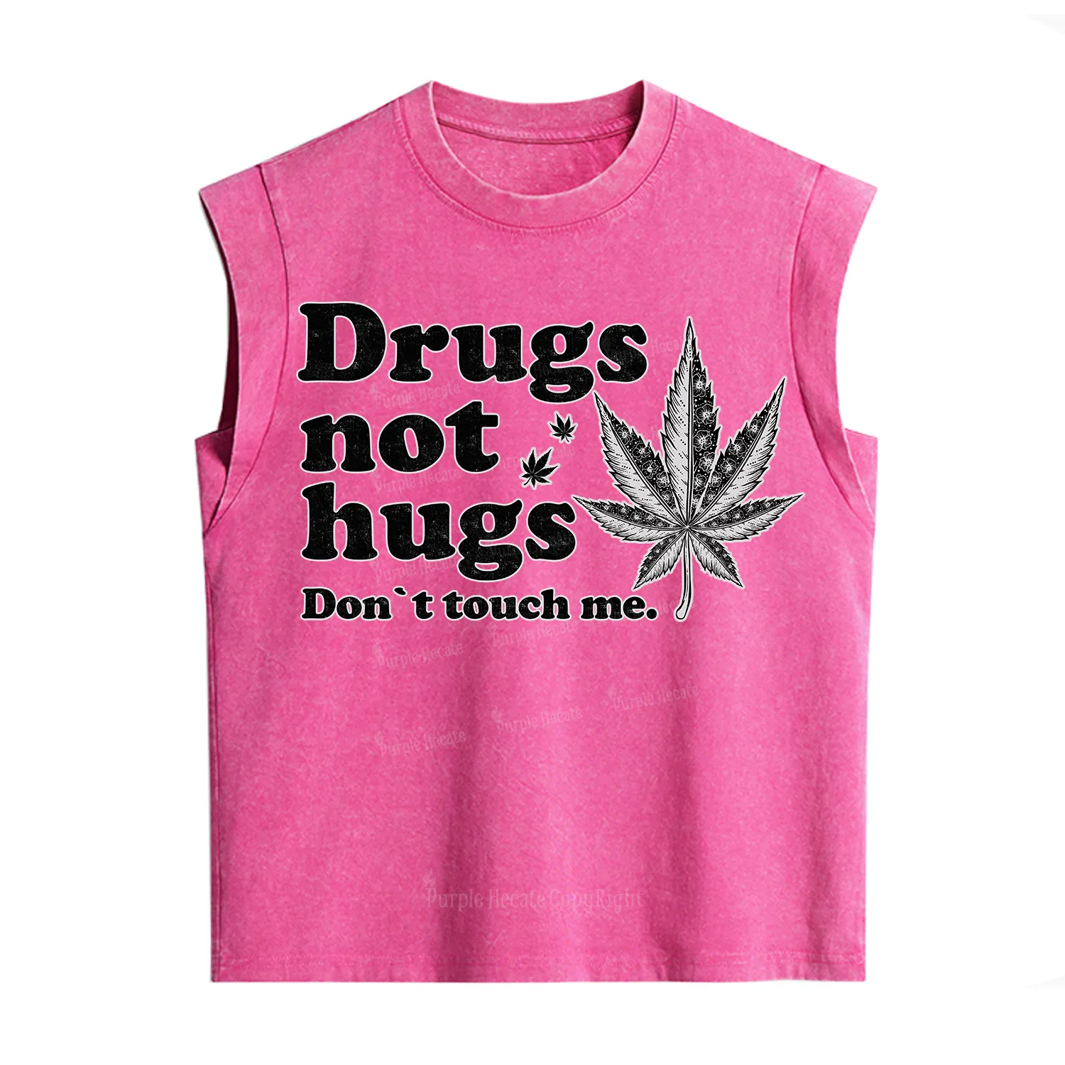 Purplehecate Don't Touch Me Vintage Washed Tank
