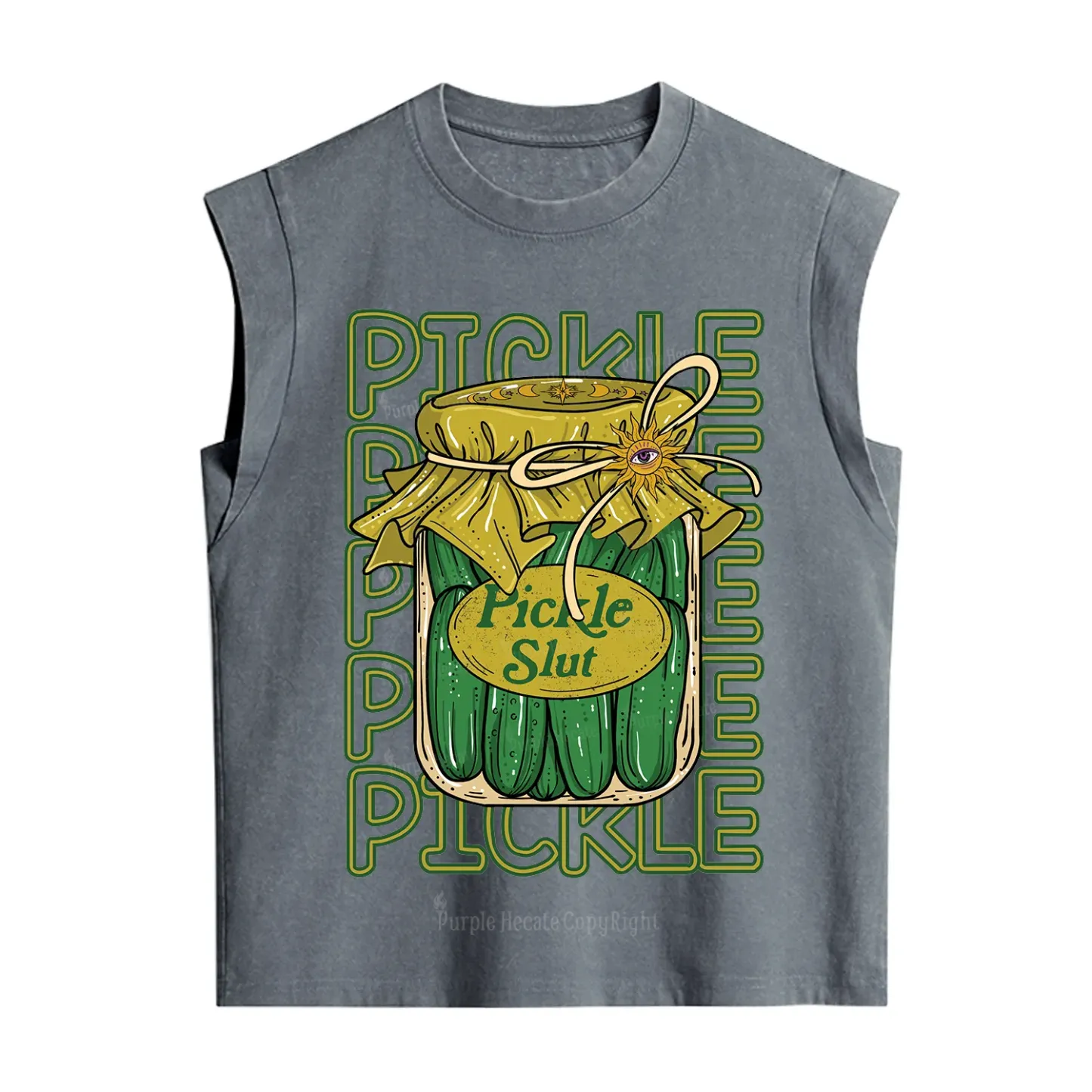 Purplehecate Pickle Slut Vintage Washed Tank