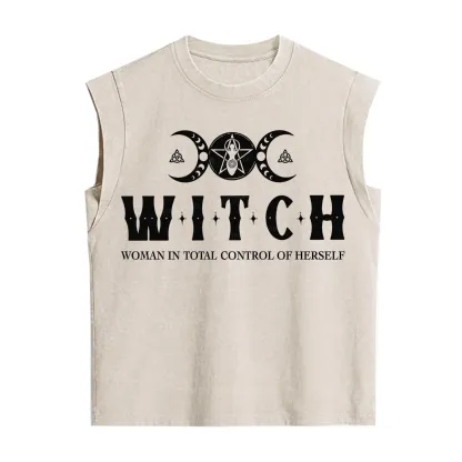 Purplehecate Hecate Woman in Total Control of Herself  Vintage Washed Tank