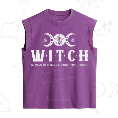 Purplehecate Hecate Woman in Total Control of Herself  Vintage Washed Tank