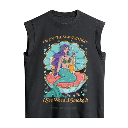 Purplehecate I See Weed I Smoke It Vintage Washed Tank