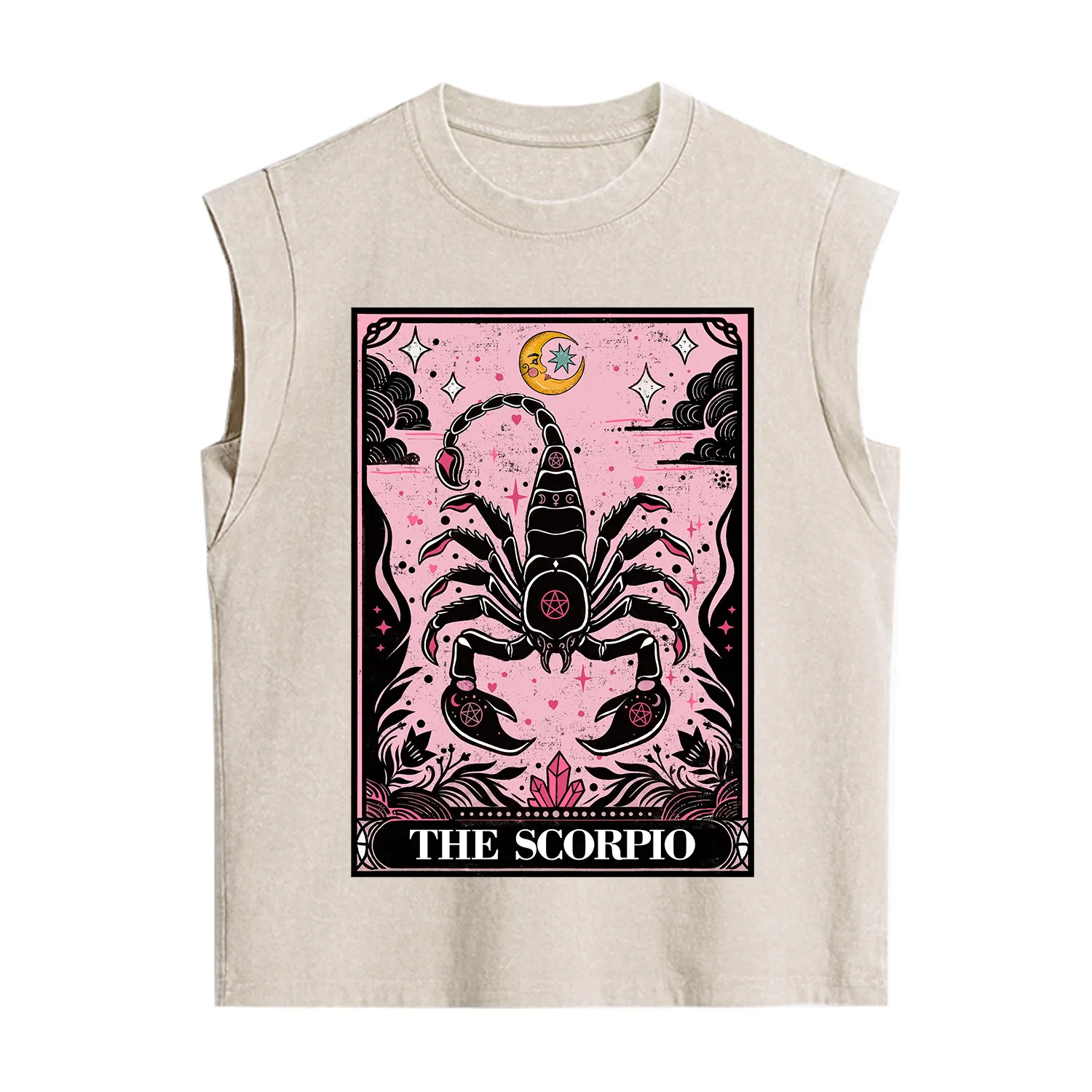 Purplehecate The Scorpio Tarot Zodiac Vintage Washed Tank