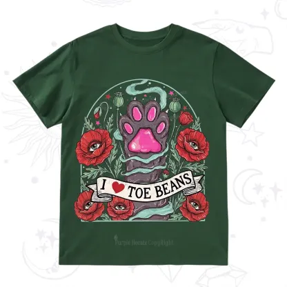 Purplehecate Toe Beans Lover Paw T-Shirt