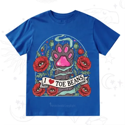 Purplehecate Toe Beans Lover Paw T-Shirt