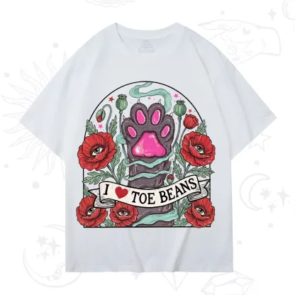 Purplehecate Toe Beans Lover Paw T-Shirt