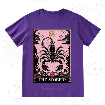 Purplehecate The Scorpio Tarot Zodiac T-Shirt