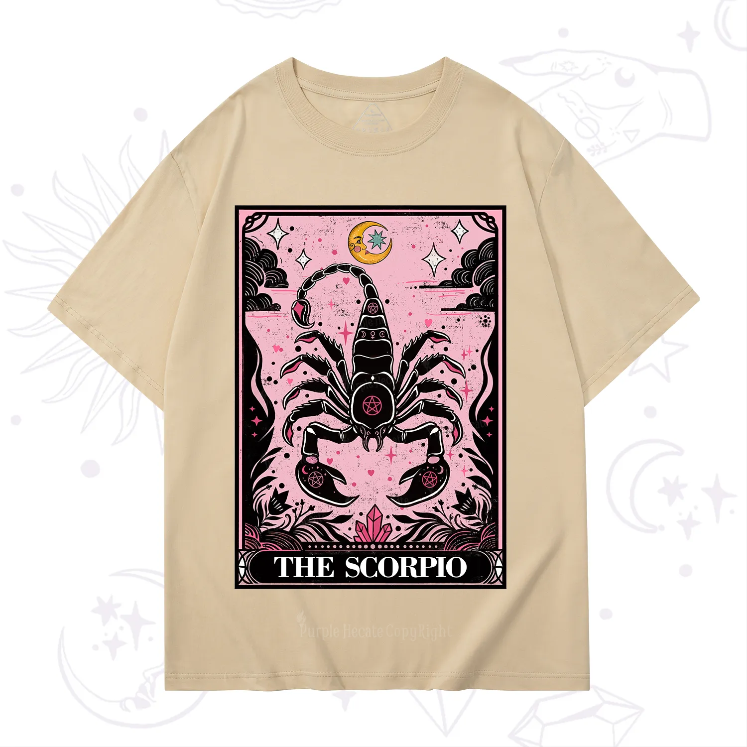 Purplehecate The Scorpio Tarot Zodiac T-Shirt