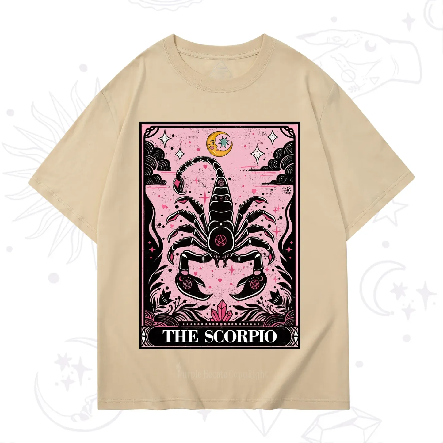 Purplehecate The Scorpio Tarot Zodiac T-Shirt