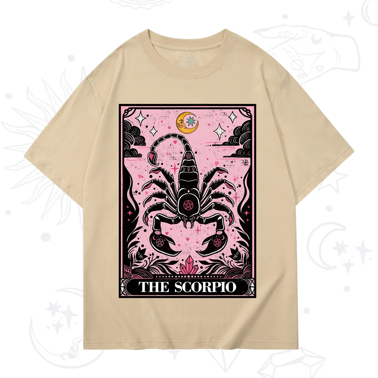 Purplehecate The Scorpio Tarot Zodiac T-Shirt