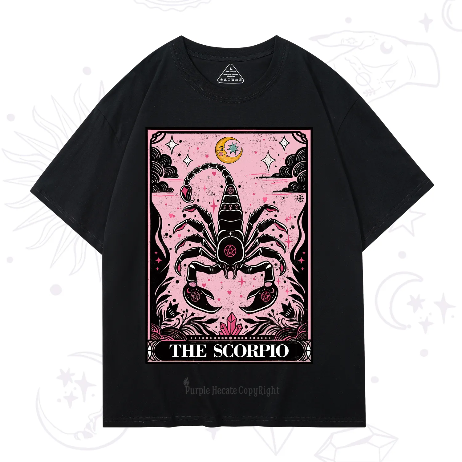Purplehecate The Scorpio Tarot Zodiac T-Shirt