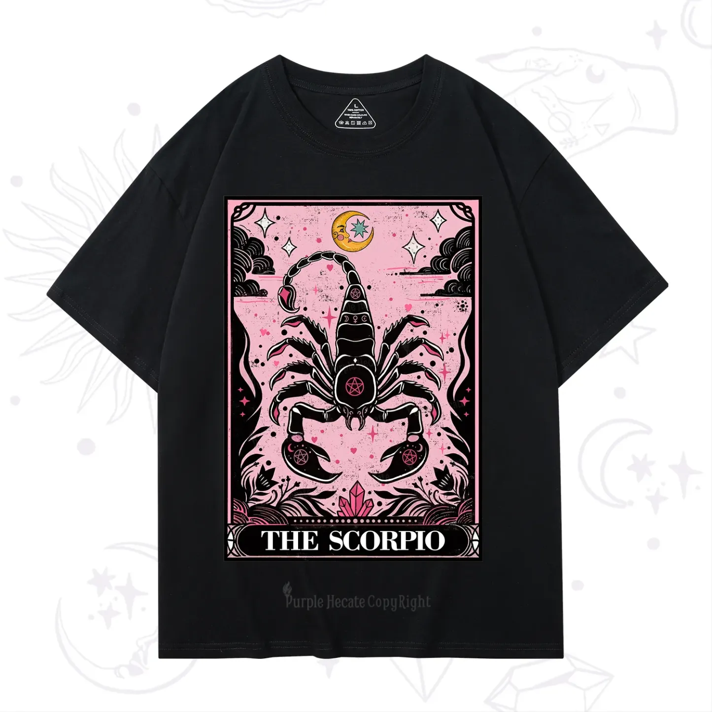 Purplehecate The Scorpio Tarot Zodiac T-Shirt