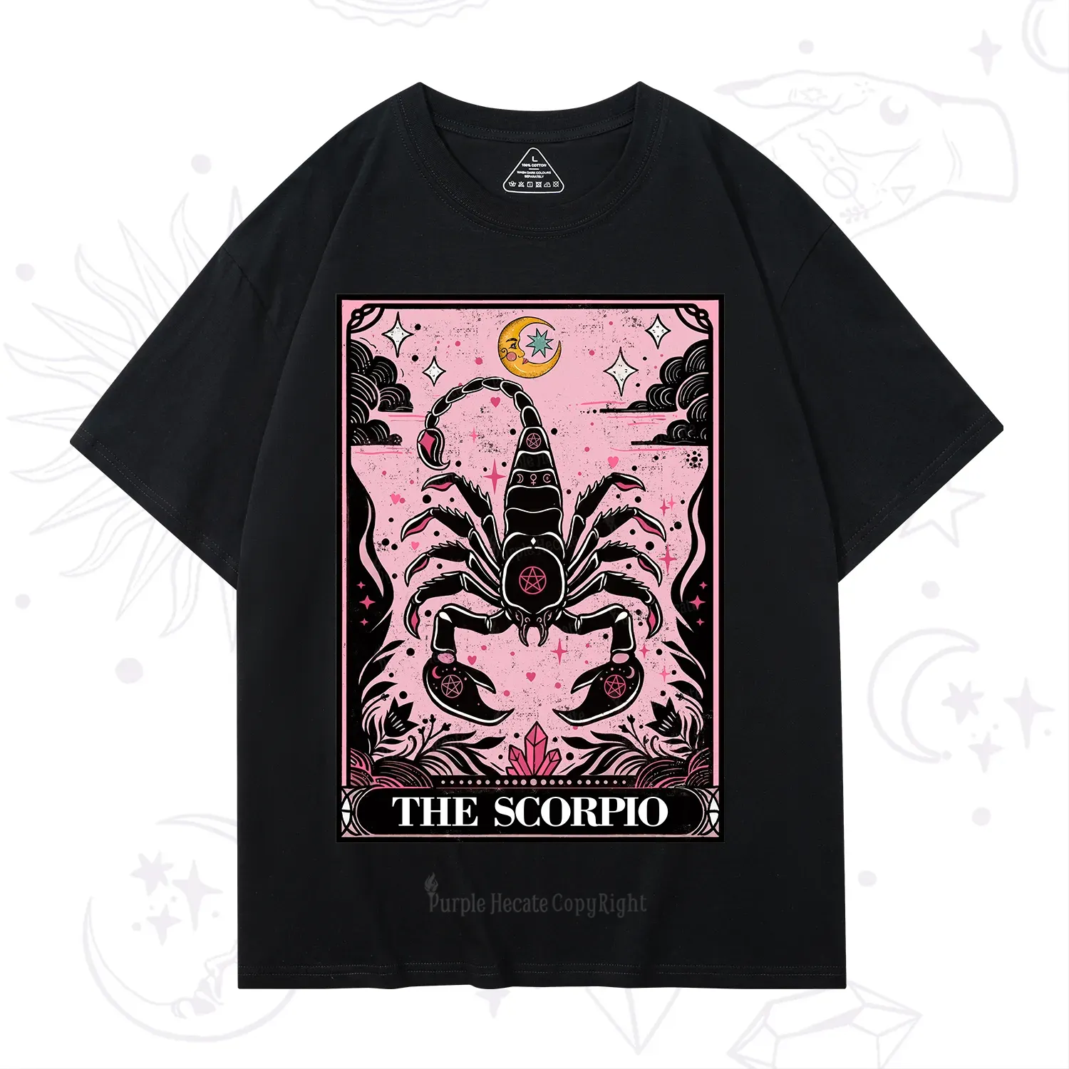 Purplehecate The Scorpio Tarot Zodiac T-Shirt