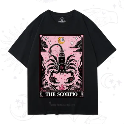 Purplehecate The Scorpio Tarot Zodiac T-Shirt