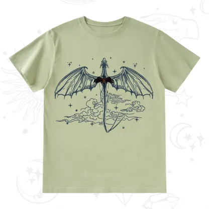 Purplehecate Dragon Rider Celestial Sword T-Shirt