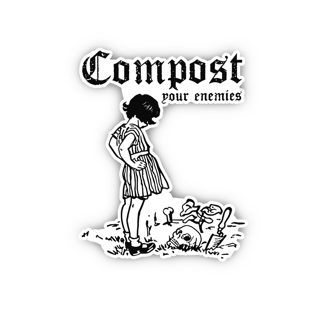 Purplehecate Compost Your Enemies Sticker