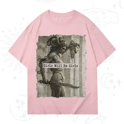 Purplehecate Medusa Girls Will Be Girls T-Shirt