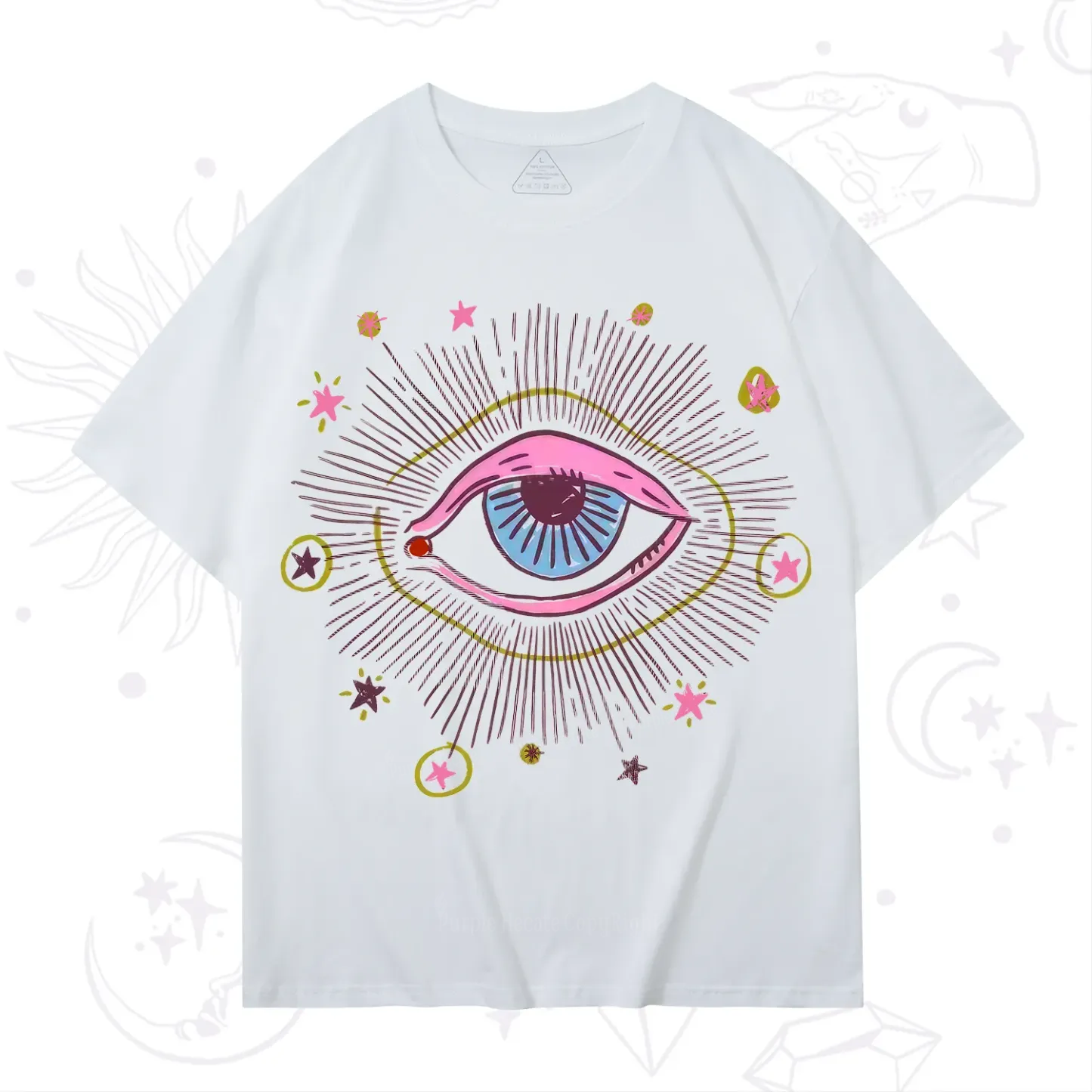Purplehecate Mystic Gaze Evil Eye Protection T-Shirt