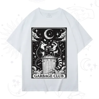 Purplehecate The Garbage Club Tarot Raccoon Party T-Shirt