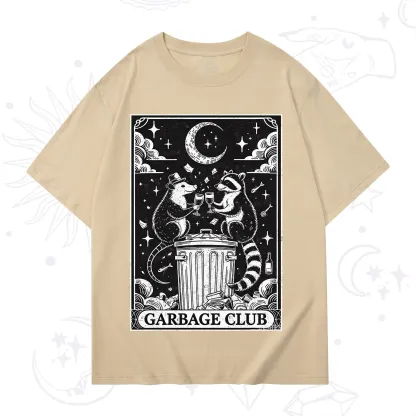 Purplehecate The Garbage Club Tarot Raccoon Party T-Shirt