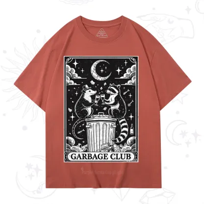 Purplehecate The Garbage Club Tarot Raccoon Party T-Shirt