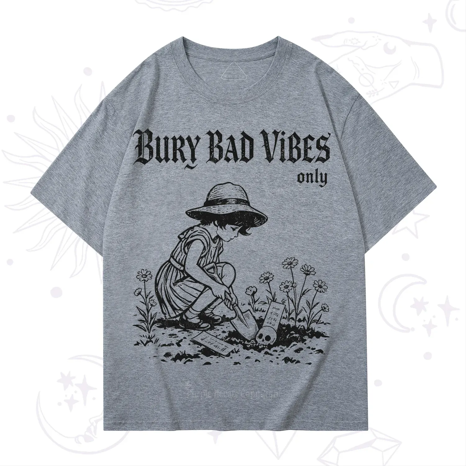 Purplehecate Bury Bad Vibes Only T-Shirt
