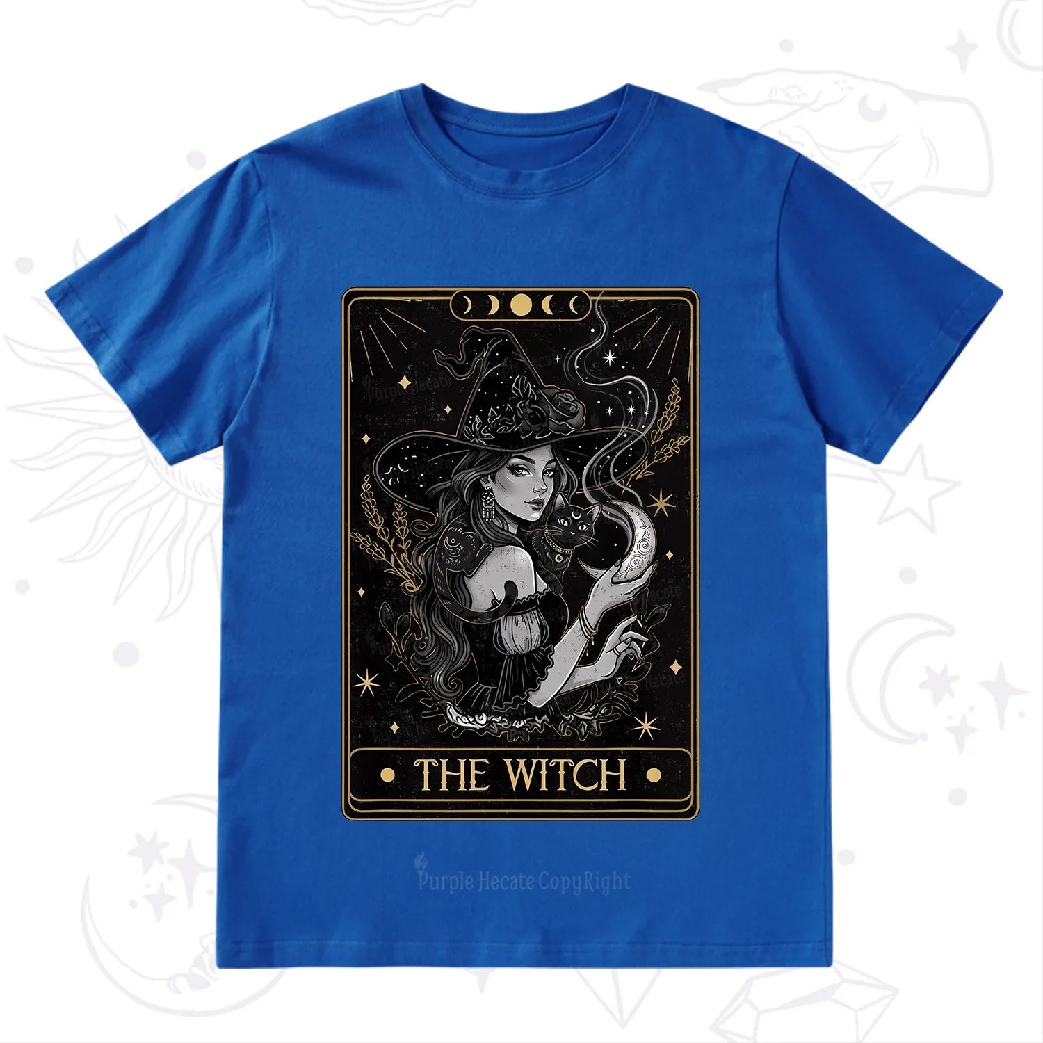 Purplehecate The Witch Enchanted Tarot Card T-Shirt