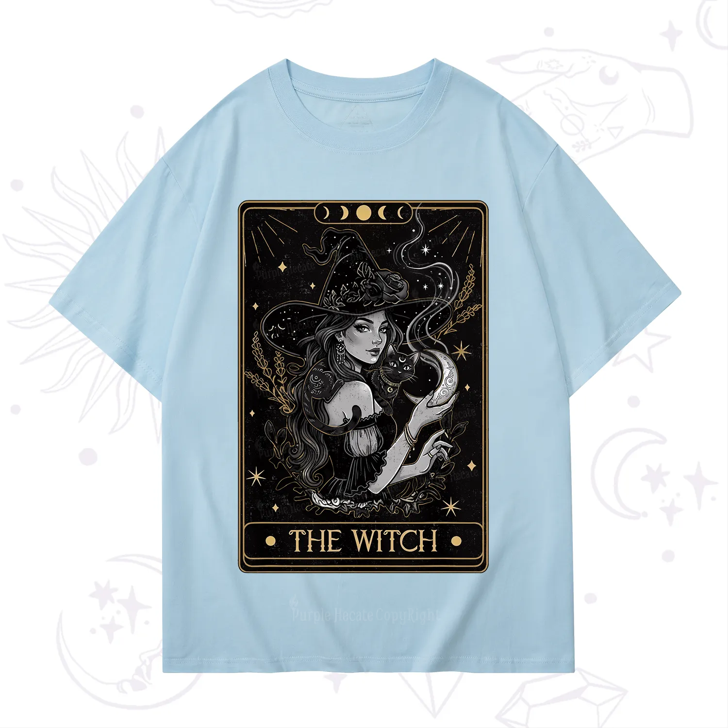 Purplehecate The Witch Enchanted Tarot Card T-Shirt