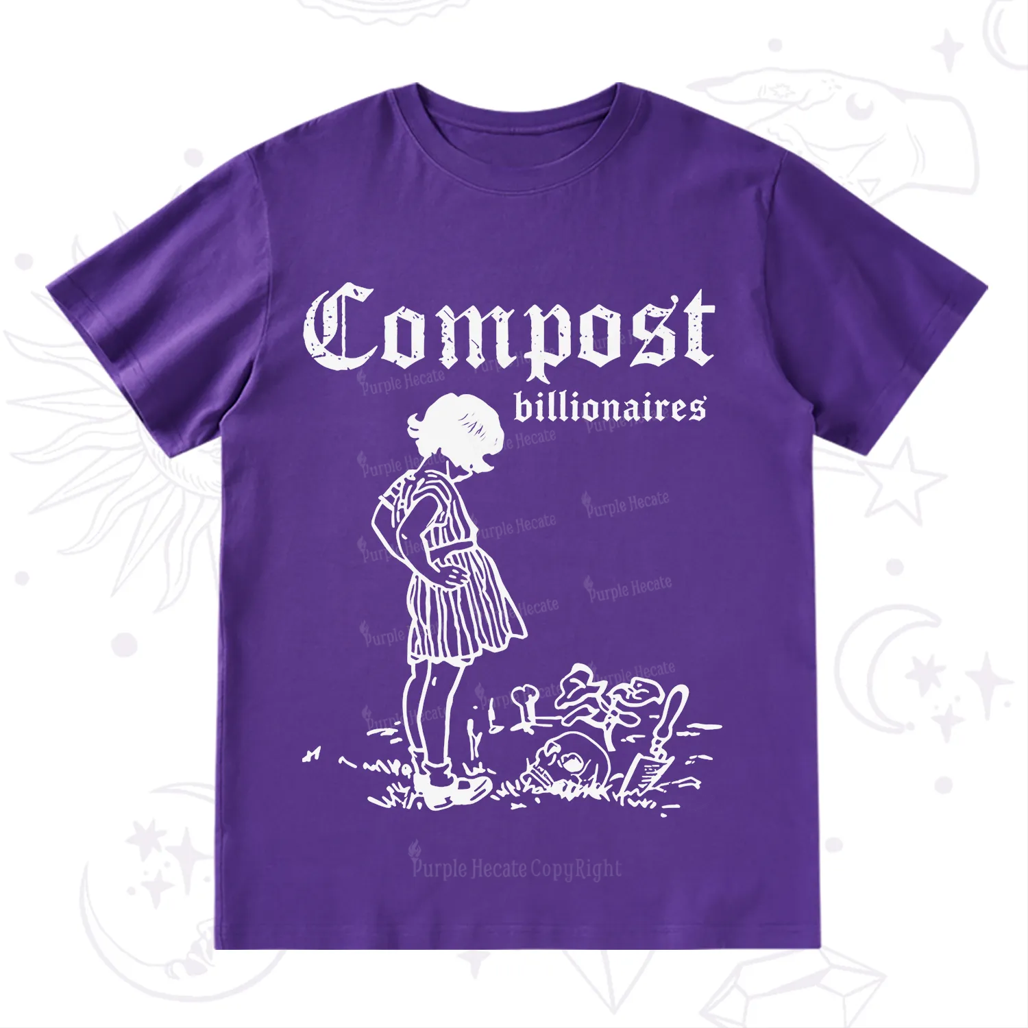 Purplehecate Compost the Greed T-Shirt